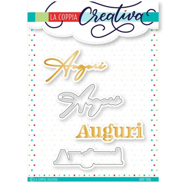 Auguri - hot foil